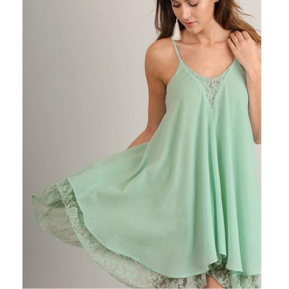 Umgee Dresses & Skirts - 🍋5 FOR $25🍋 Umgee USA Baby Blue Lace Dress